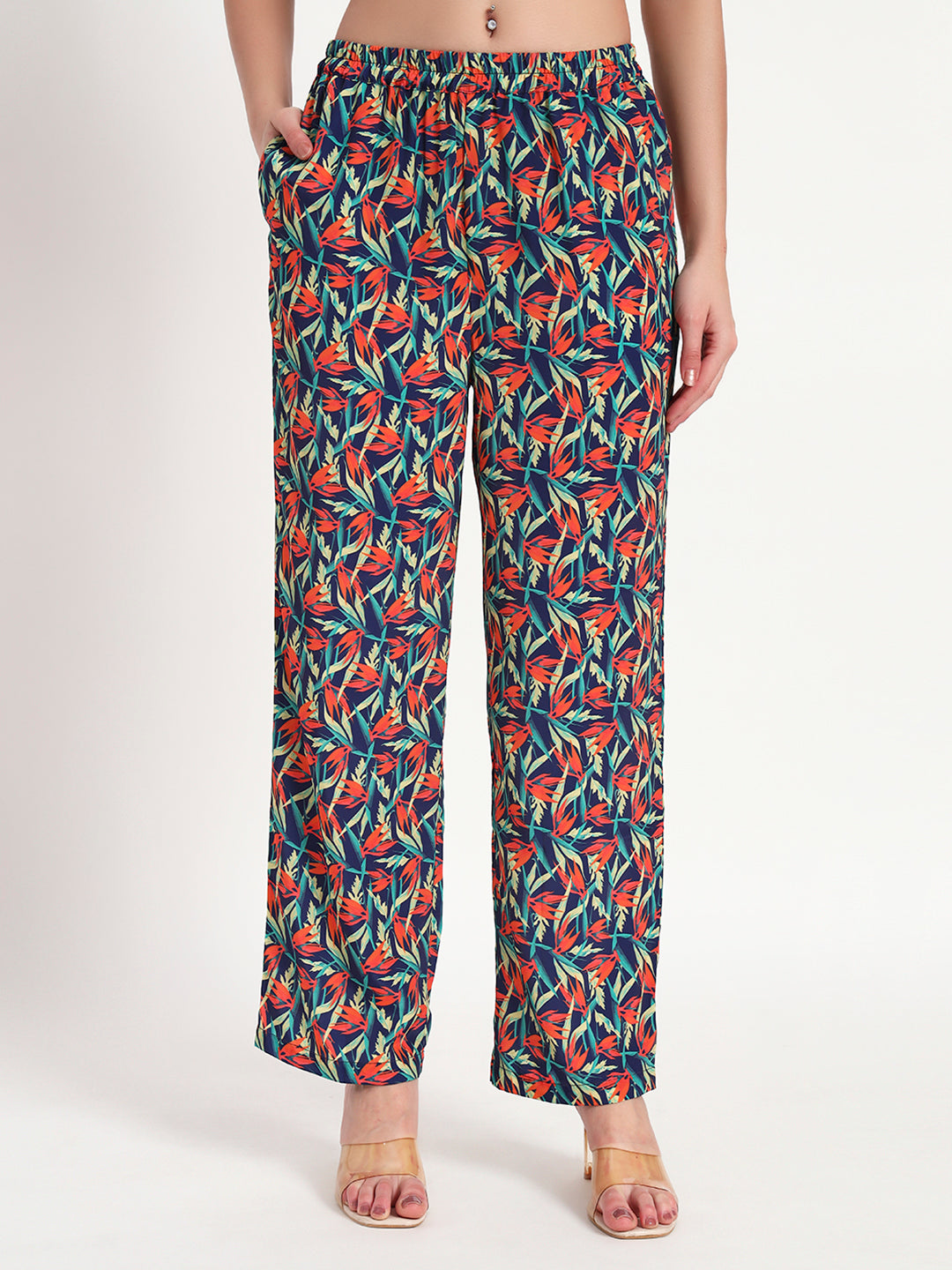Tropical Pop Kurta Co-ord Set with Pockets