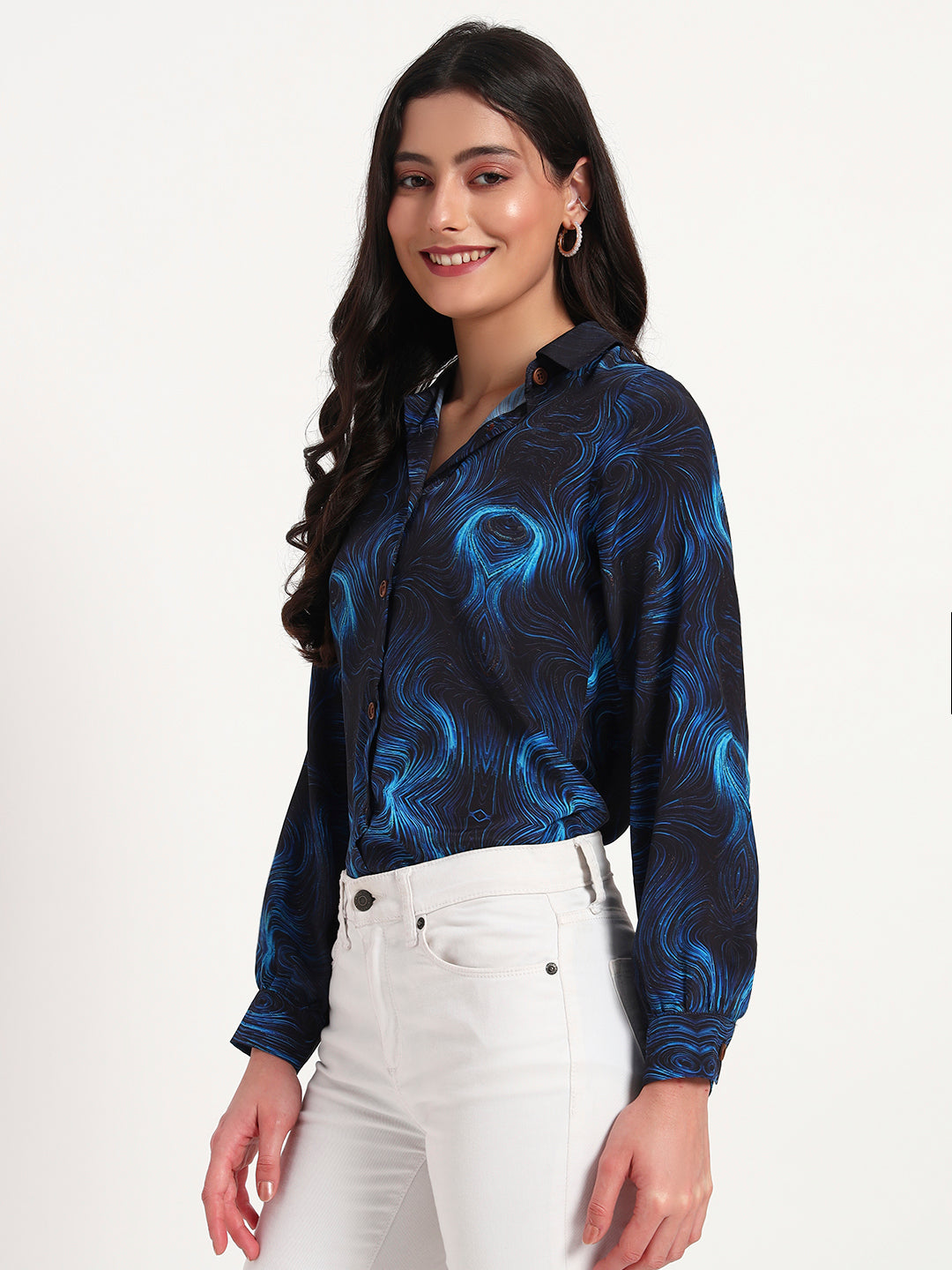Midnight Marble Swirl Regular Fit Shirt