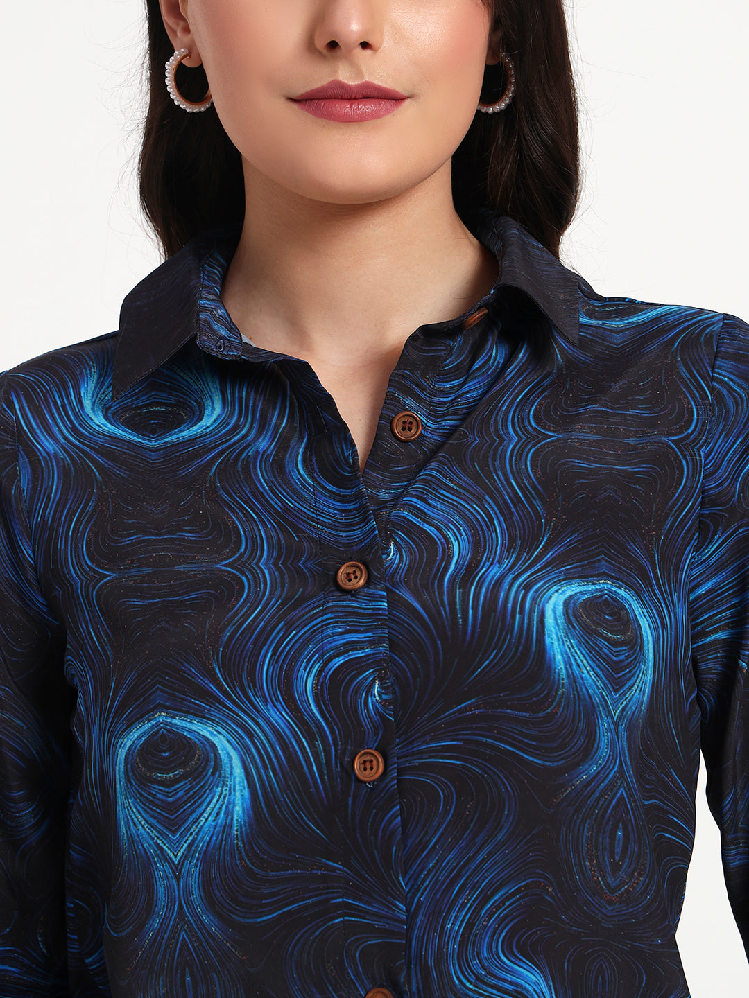 Midnight Marble Swirl Regular Fit Shirt
