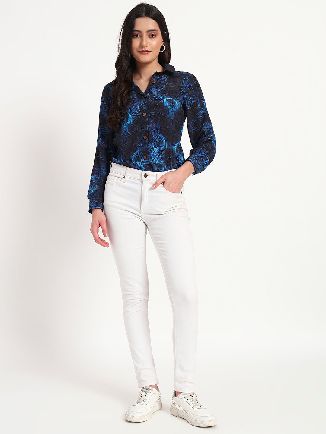 Midnight Marble Swirl Regular Fit Shirt