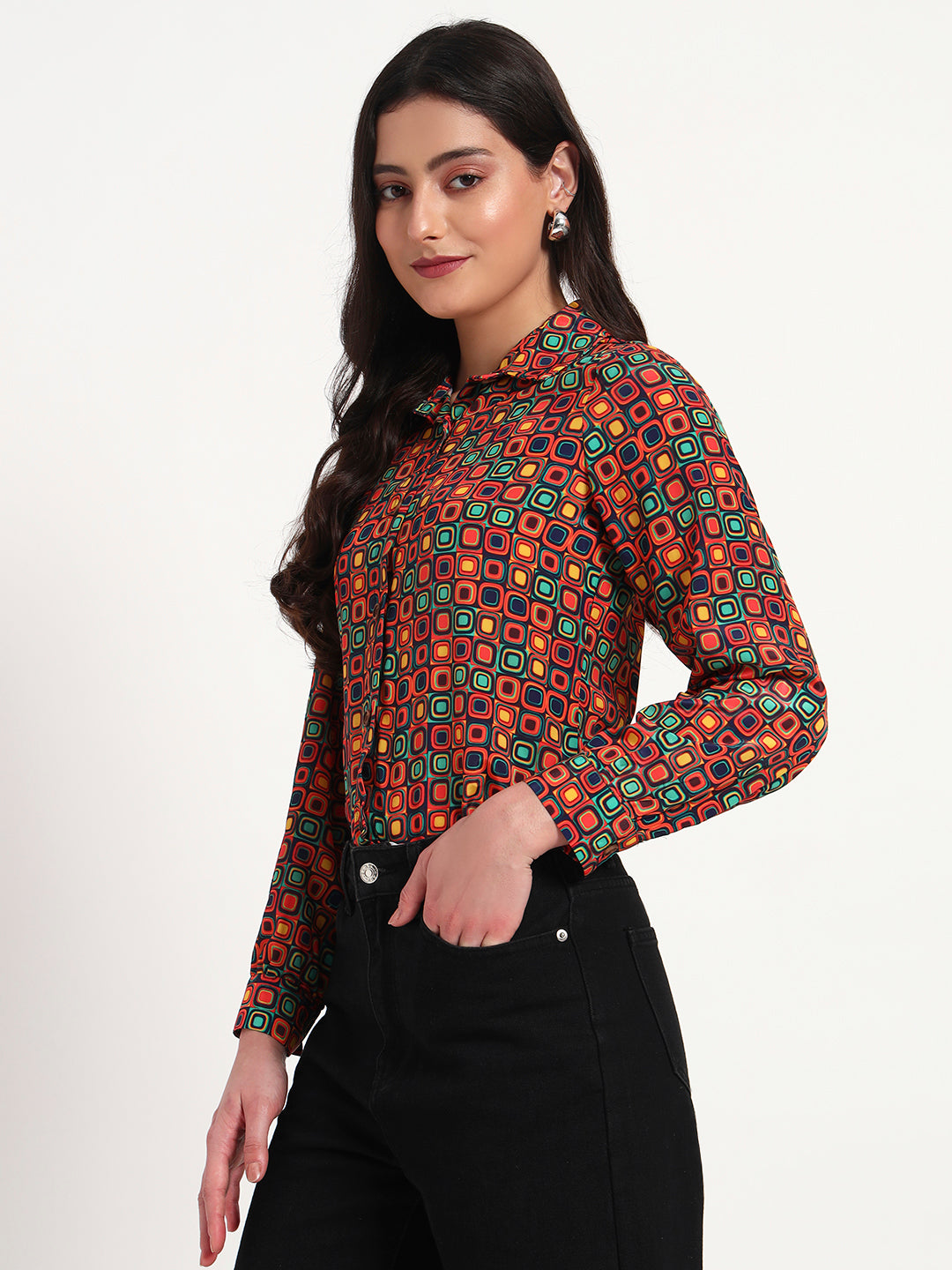Retro Pop Button-Down Regular Fit Shirt