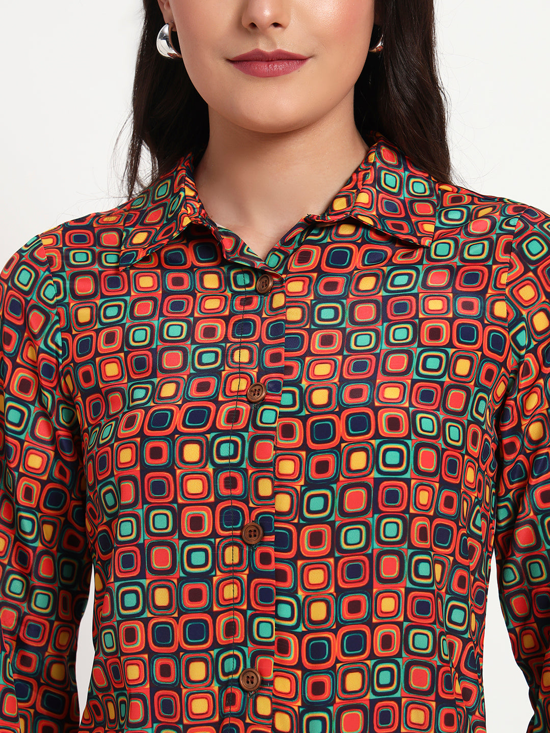 Retro Pop Button-Down Regular Fit Shirt