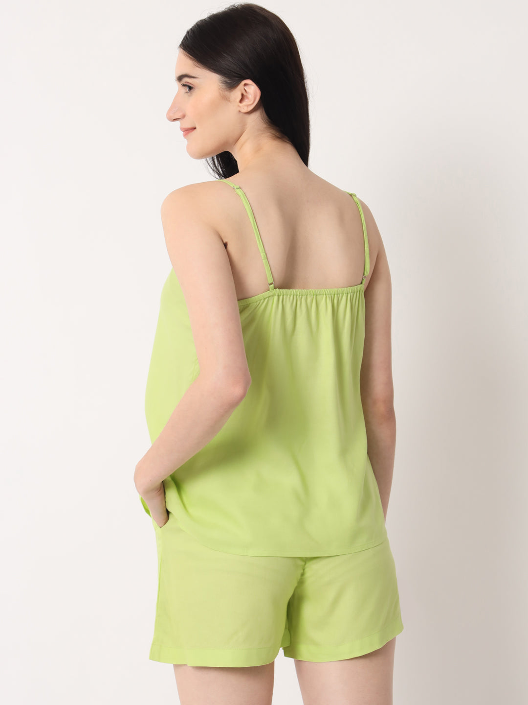Parrot Green - Cami Top & Shorts Set