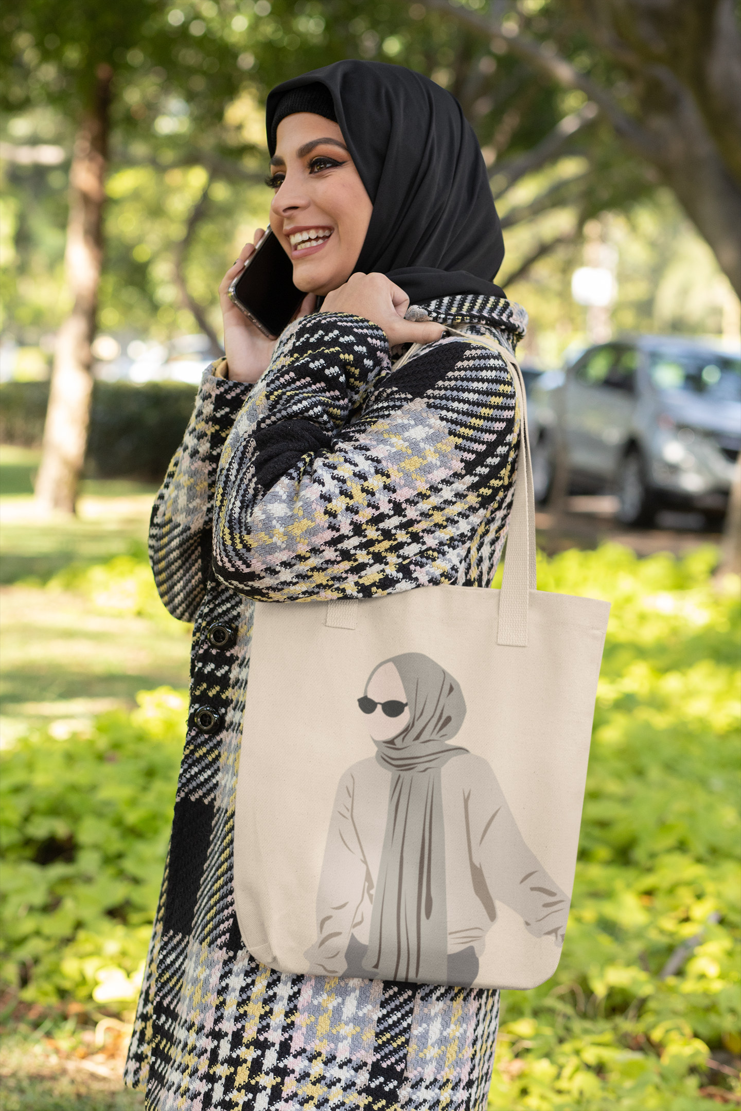 Urban Modesty Minimalist Hijabi Tote - Grey