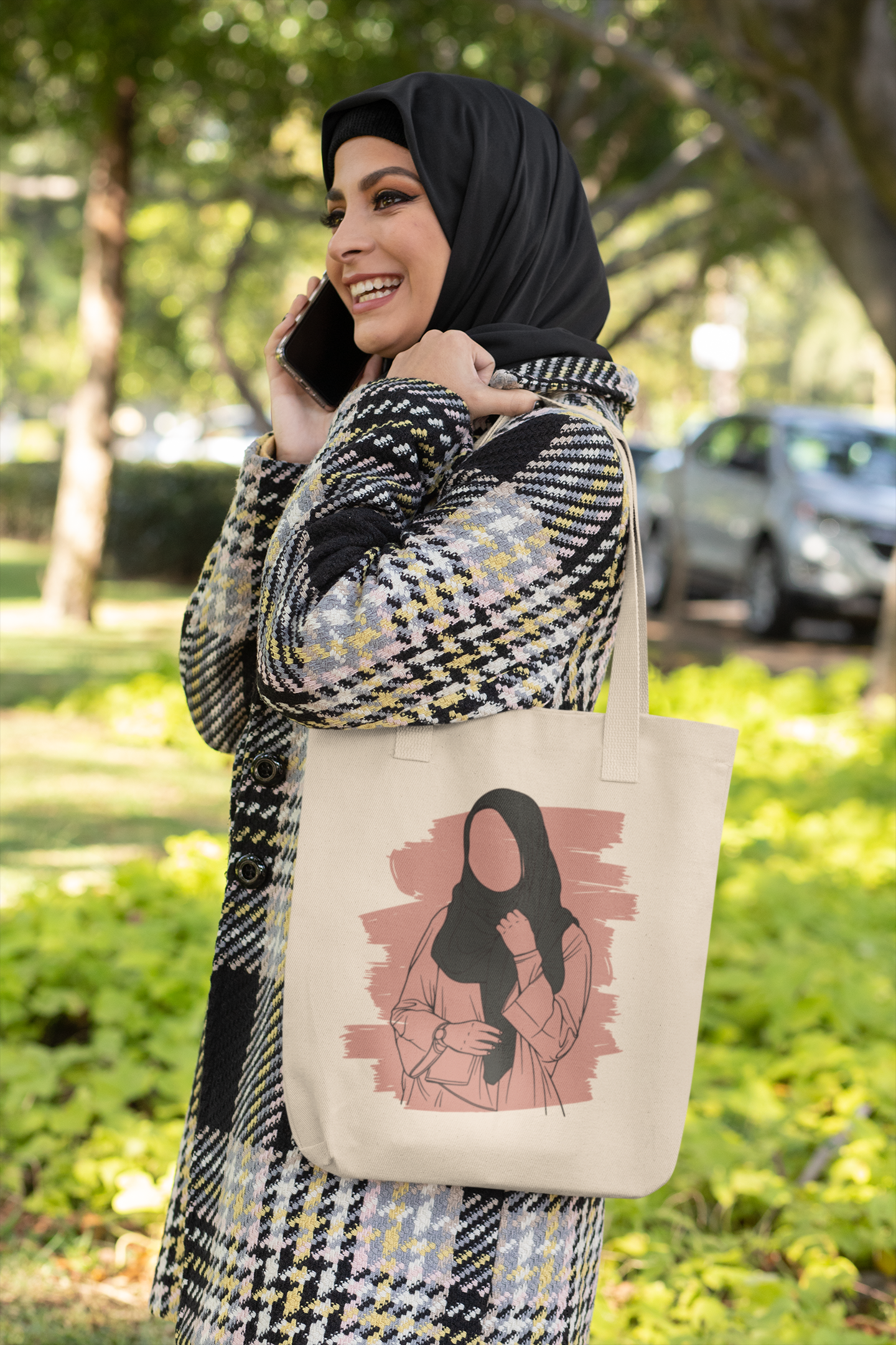 Urban Modesty Minimalist Hijabi Tote - Pink