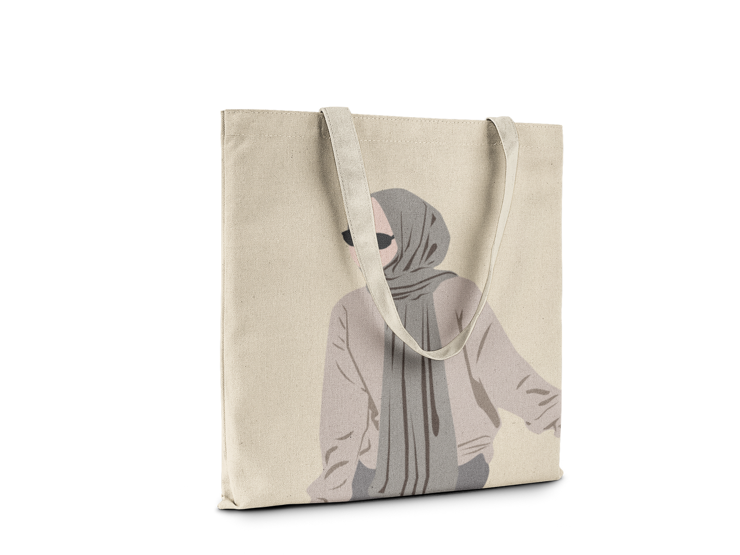 Urban Modesty Minimalist Hijabi Tote - Grey