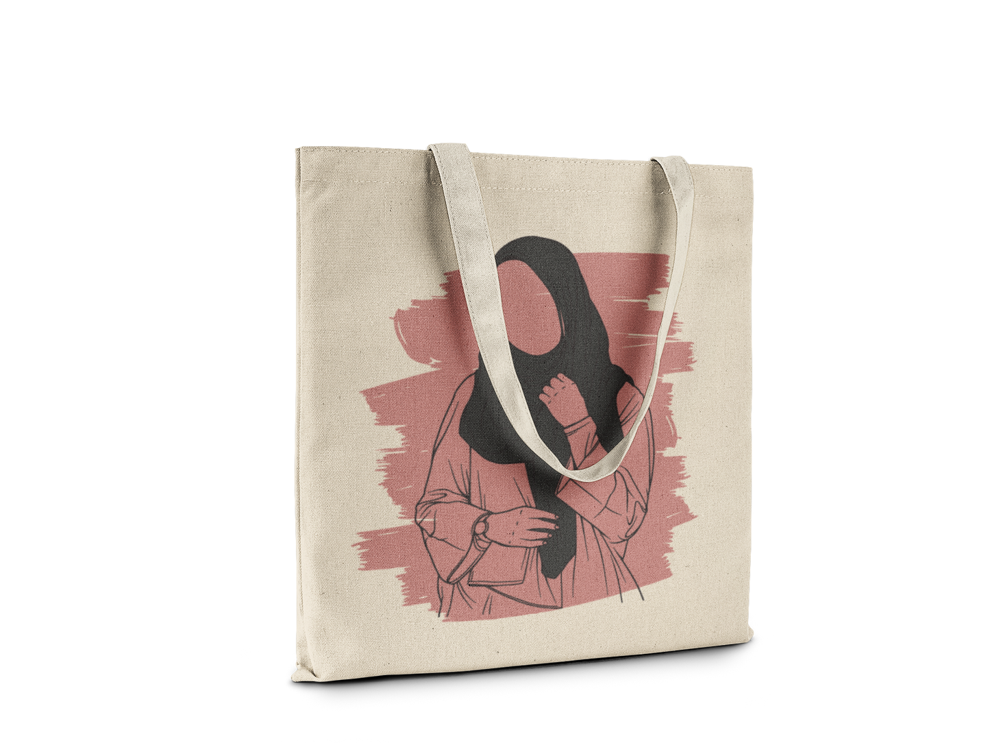 Urban Modesty Minimalist Hijabi Tote - Pink