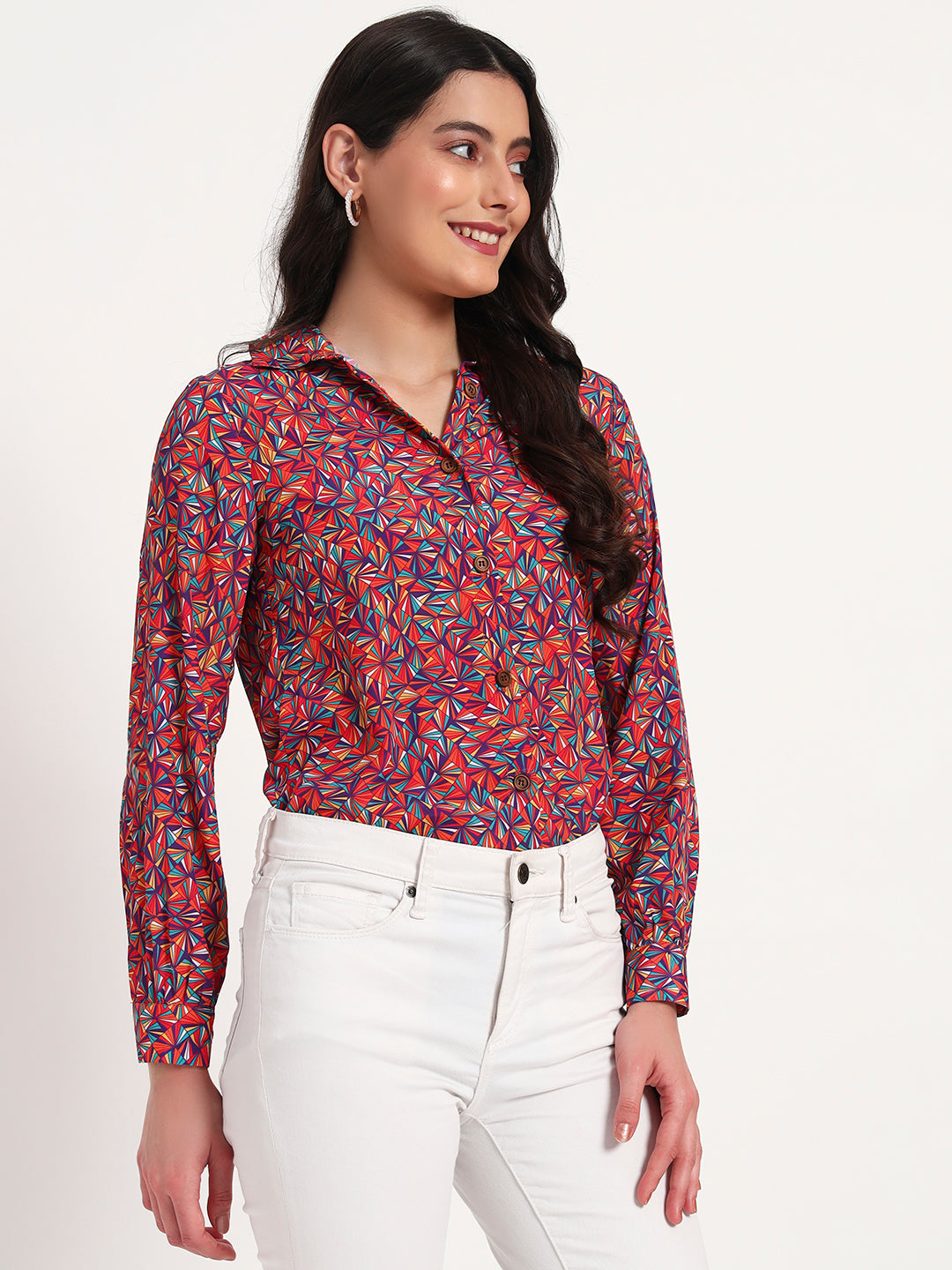 Prism Pop Multicolor Printed Regular Fit Shirt