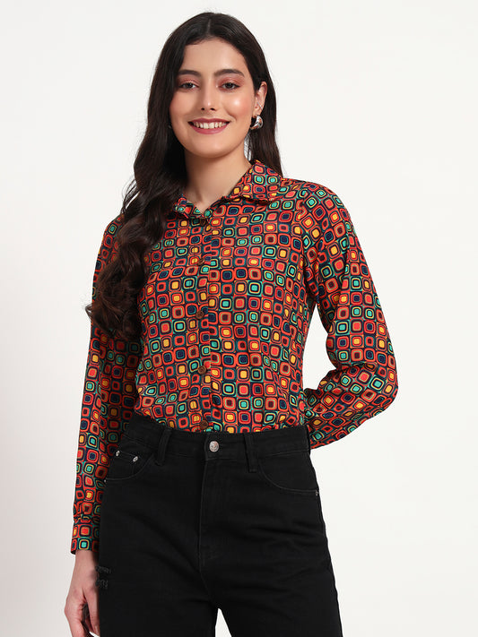 Retro Pop Button-Down Regular Fit Shirt