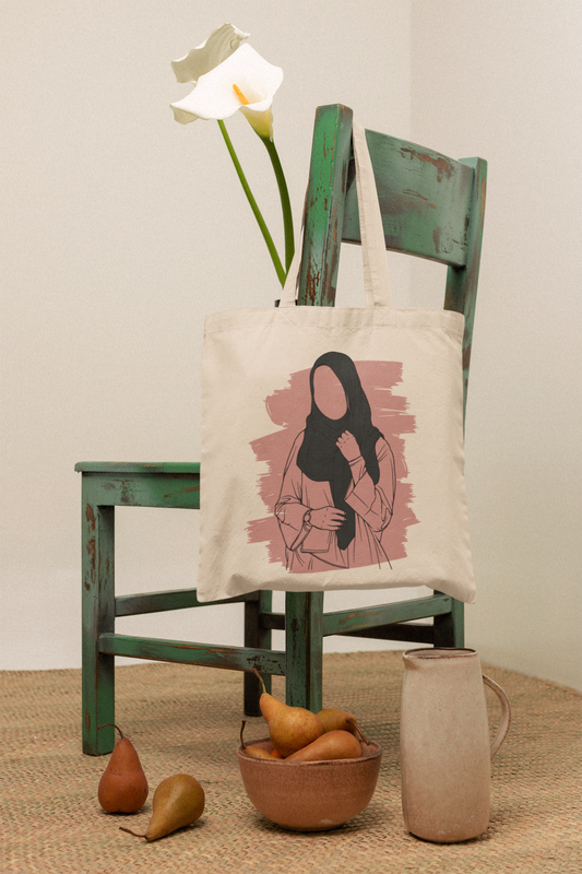 Urban Modesty Minimalist Hijabi Tote - Pink