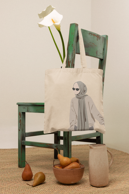 Urban Modesty Minimalist Hijabi Tote - Grey